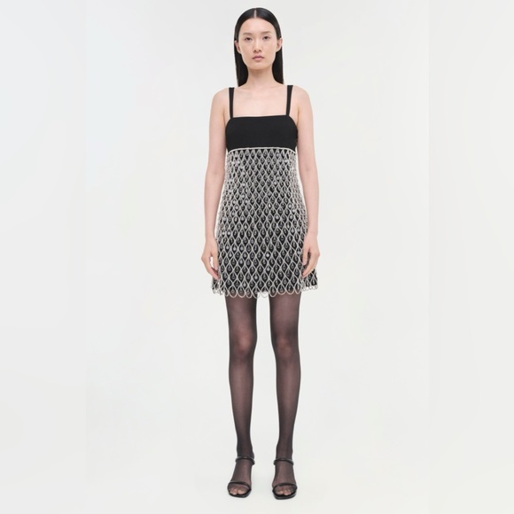 SIMKHAI Sallie Dress Size 4 $1,350.00 Embellished Beaded - Picture 6 of 16